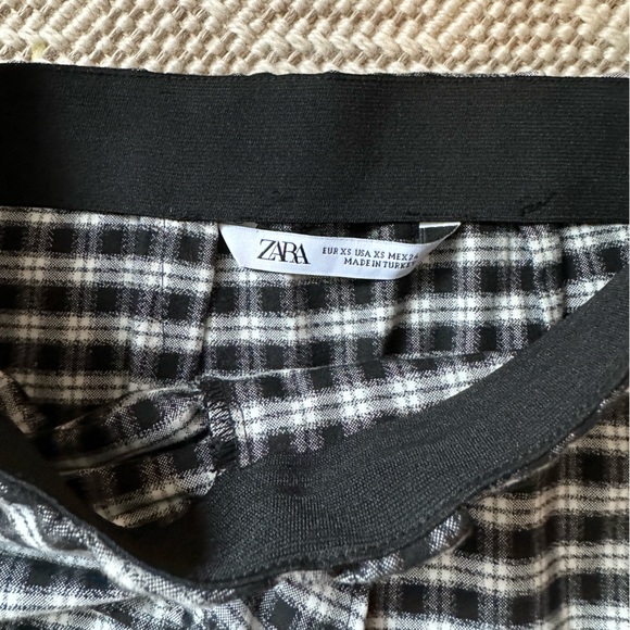 ZARA SKIRTS | Zara Plaid Gingham Skirt with Ruffle - Picture 6 of 7
